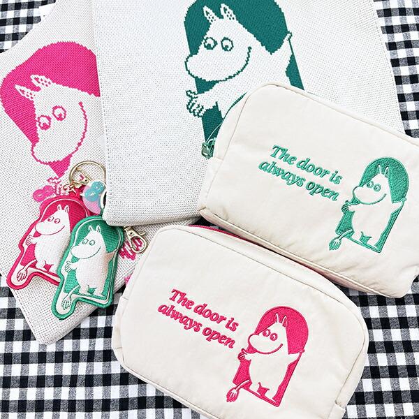 ムーミン 80th リバーシブルポーチ (グリーン) MOOMIN 商品画像9：キャラグッズPERFECT WORLD TOKYO