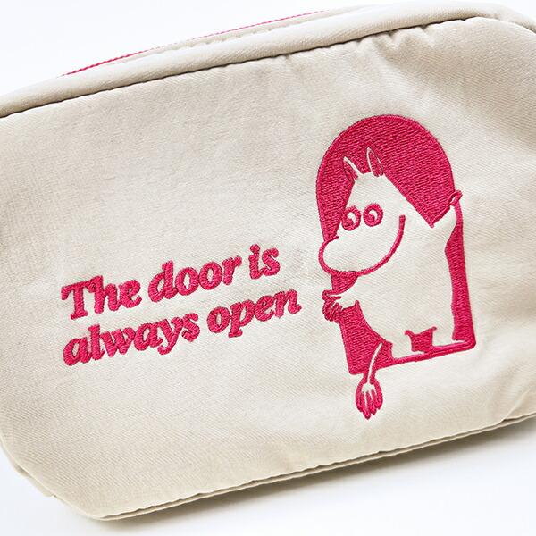 ムーミン 80th リバーシブルポーチ (ピンク) MOOMIN 商品画像2：キャラグッズPERFECT WORLD TOKYO
