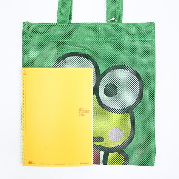 サンリオ けろけろけろっぴ カラップ フェイスアップメッシュトートバッグ ACCOMMODE アコモデ Sanrio 商品画像4：キャラグッズPERFECT WORLD TOKYO