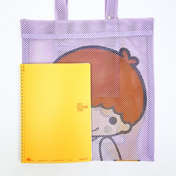 サンリオ キキララ カラップ フェイスアップメッシュトートバッグ ACCOMMODE アコモデ Sanrio 商品画像4：キャラグッズPERFECT WORLD TOKYO