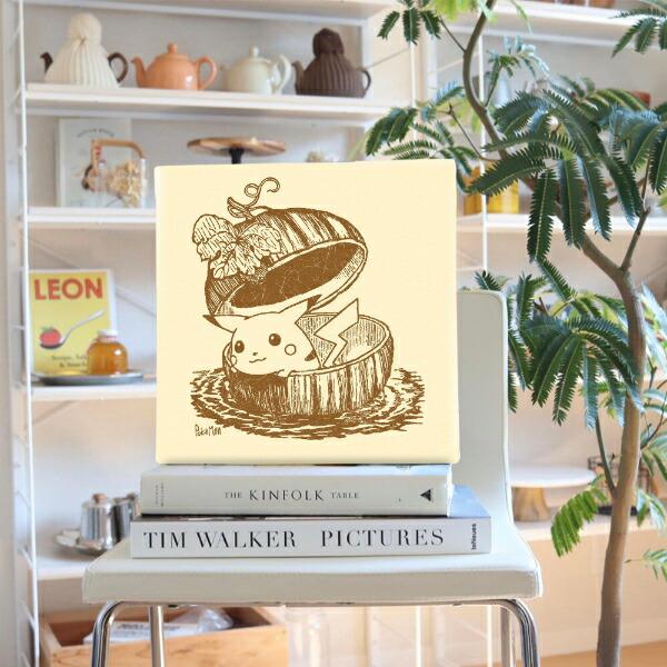 ポケットモンスター ピカチュウ アートパネル セピア インテリア ポケモン 日本製 商品画像4：キャラグッズPERFECT WORLD TOKYO