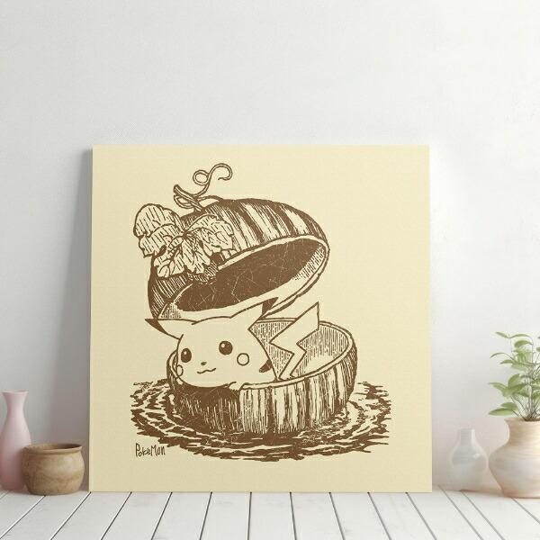 ポケットモンスター ピカチュウ アートパネル セピア インテリア ポケモン 日本製 商品画像5：キャラグッズPERFECT WORLD TOKYO