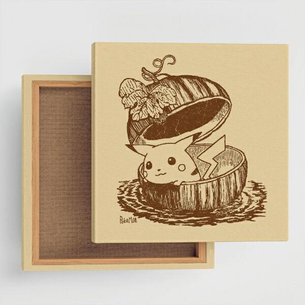 ポケットモンスター ピカチュウ アートパネル セピア インテリア ポケモン 日本製 商品画像8：キャラグッズPERFECT WORLD TOKYO