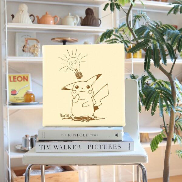 ポケットモンスター ピカチュウ(ひらめき) アートパネル セピア インテリア ポケモン 日本製 商品画像4：キャラグッズPERFECT WORLD TOKYO