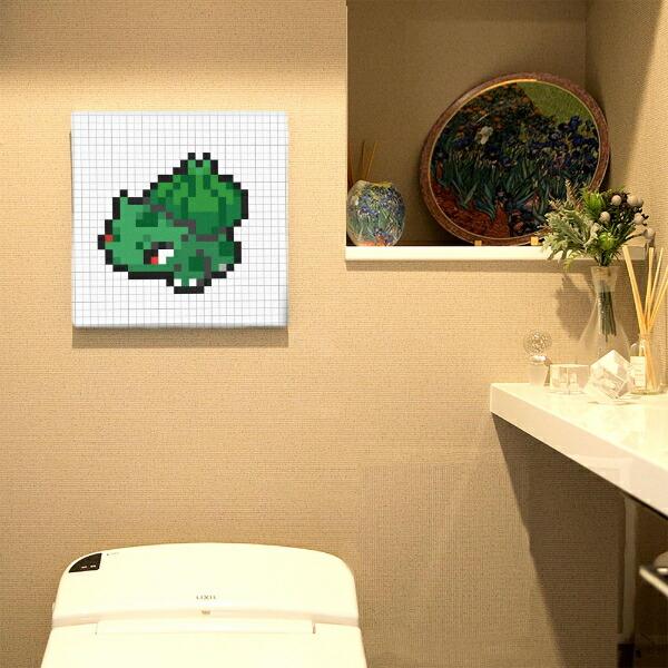 ポケットモンスター フシギダネ アートパネル ピクセル インテリア ポケモン 日本製 商品画像7：キャラグッズPERFECT WORLD TOKYO