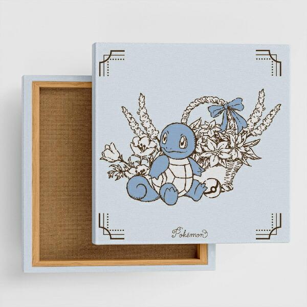 ポケットモンスター ゼニガメ アートパネル  ボタニカル インテリア ポケモン 日本製 商品画像8：キャラグッズPERFECT WORLD TOKYO
