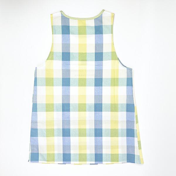 つぶらな瞳 お弁当箱 切替チェック エプロン アパレル OBENTOUBAKO 商品画像4：キャラグッズPERFECT WORLD TOKYO