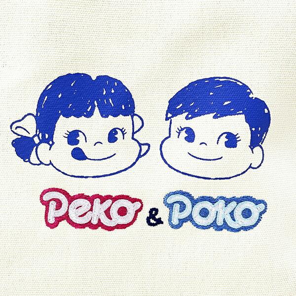 ペコちゃん ポコちゃん ミルキー柄トートバッグ 不二家 バッグ ランチ 商品画像2：キャラグッズPERFECT WORLD TOKYO