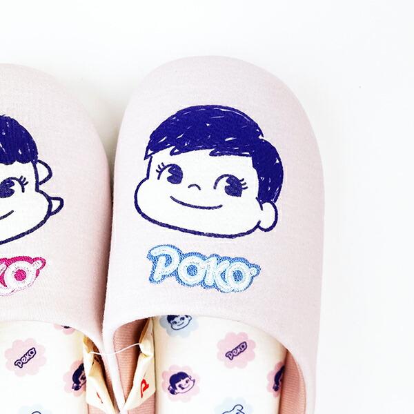 ペコちゃん ポコちゃん ルームシューズ 不二家 スリッパ 商品画像3：キャラグッズPERFECT WORLD TOKYO
