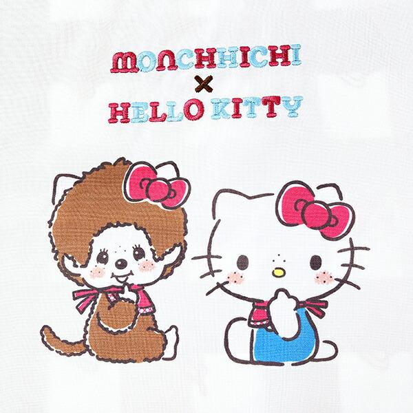 モンチッチ×サンリオ ハローキティ エプロン 赤 キッチン sanrio 商品画像2：キャラグッズPERFECT WORLD TOKYO