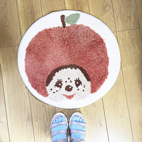 モンチッチ アップル ルームマット 商品画像3：キャラグッズPERFECT WORLD TOKYO