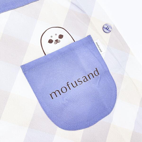 モフサンド (サメにゃんとあざらし) チェック切替エプロン キッチン アパレル mofusand 商品画像3：キャラグッズPERFECT WORLD TOKYO