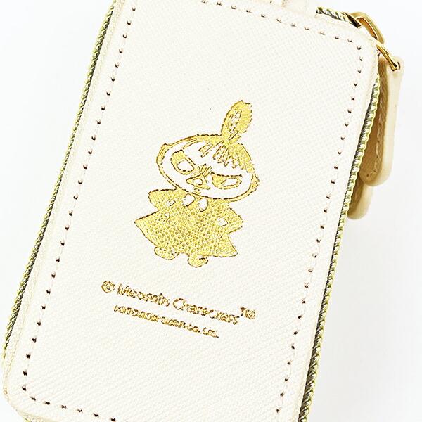 ムーミン リトルミイ アイボリー ダブルポケットキーケース MOOMIN 商品画像2：キャラグッズPERFECT WORLD TOKYO