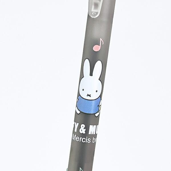 ミッフィー miffy ボールペン (ブラック) 文具 日本製 MIFFY&MUSICシリーズ 商品画像2:キャラグッズPERFECT WORLD TOKYO