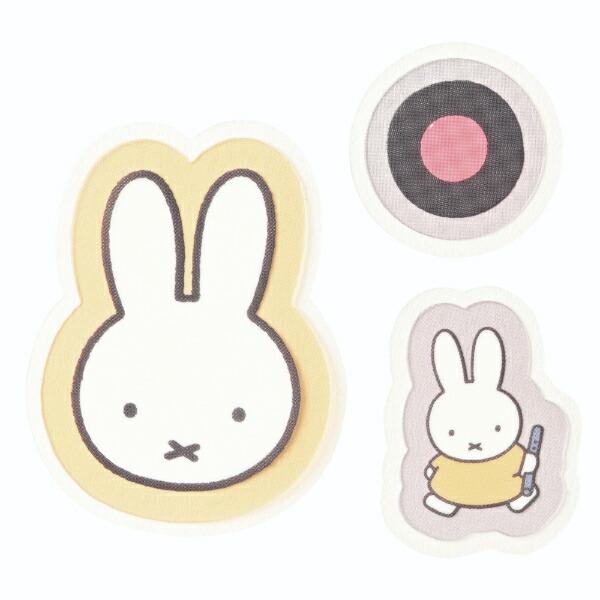 ミッフィー miffy フレークシール (イエロー) 文具 MIFFY＆MUSICシリーズ 商品画像2：キャラグッズPERFECT WORLD TOKYO