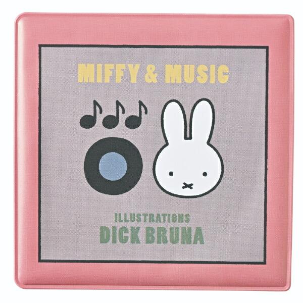 ミッフィー miffy レコード型ミラー (ブラック) 鏡 MIFFY＆MUSICシリーズ 商品画像3：キャラグッズPERFECT WORLD TOKYO