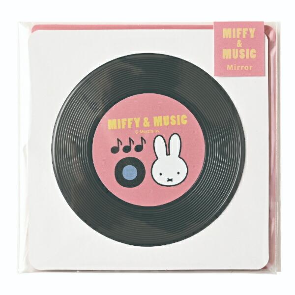 ミッフィー miffy レコード型ミラー (ブラック) 鏡 MIFFY＆MUSICシリーズ 商品画像4：キャラグッズPERFECT WORLD TOKYO