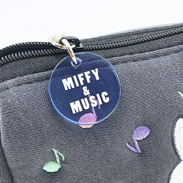 ミッフィー miffy ポーチ (ブラック) MIFFY＆MUSICシリーズ 商品画像3：キャラグッズPERFECT WORLD TOKYO
