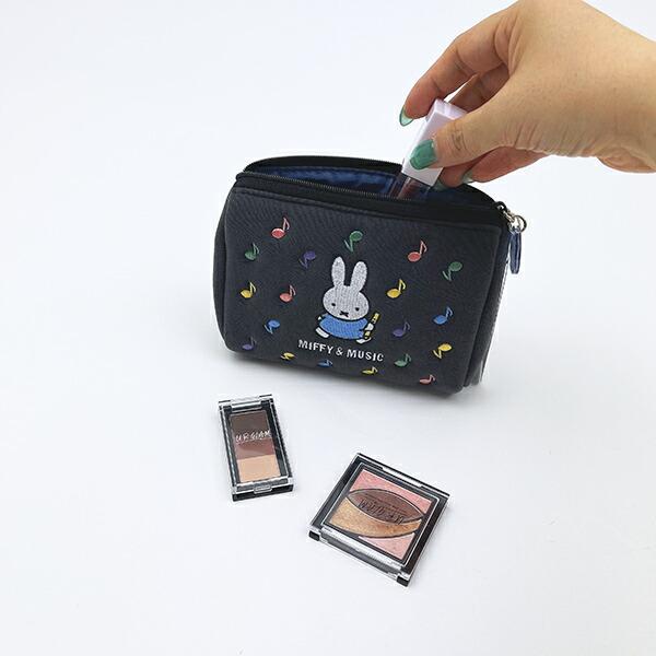 ミッフィー miffy ポーチ (ブラック) MIFFY＆MUSICシリーズ 商品画像5：キャラグッズPERFECT WORLD TOKYO