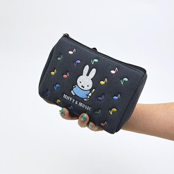 ミッフィー miffy ポーチ (ブラック) MIFFY＆MUSICシリーズ 商品画像6：キャラグッズPERFECT WORLD TOKYO