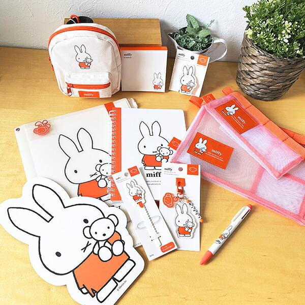 ミッフィー miffy ステーショナリーケース ポーチ レッド ブルーナ・カラーシリーズ 文具 商品画像4：キャラグッズPERFECT WORLD TOKYO