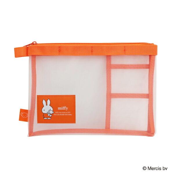 ミッフィー miffy ステーショナリーケース ポーチ レッド ブルーナ・カラーシ･･･