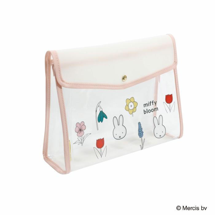 ミッフィー miffy ステーショナリーケース ホワイト ミッフィーブルーム 商品画像2：キャラグッズPERFECT WORLD TOKYO