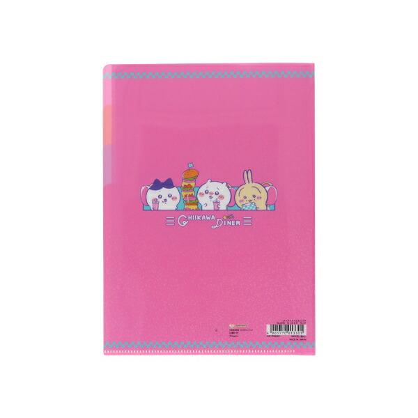 ちいかわ ランチ 3P A5クリアファイル  文具 日本製 商品画像2：キャラグッズPERFECT WORLD TOKYO