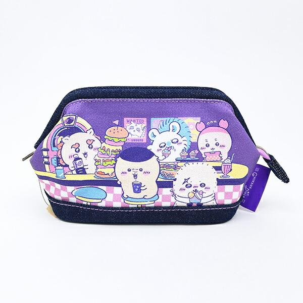 ちいかわ ディナー ワイヤー入りデニムぺンケース 筆箱 文具