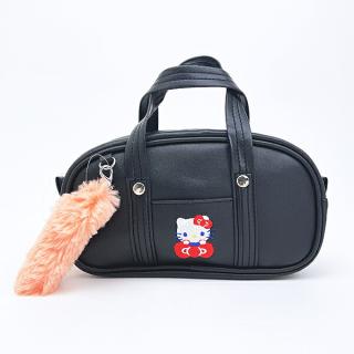 サンリオ ハローキティ スクバ風ペンケース 文具 ブラック sanrioの