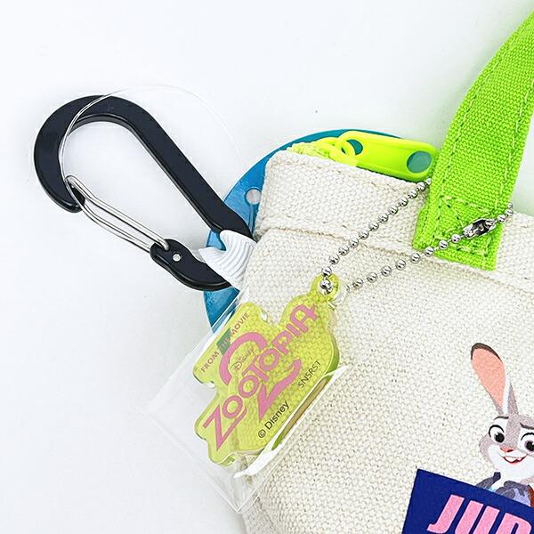 ディズニー ズートピア ニック＆ジュディ カラビナ付きミニバッグポーチ Disney 商品画像3：キャラグッズPERFECT WORLD TOKYO