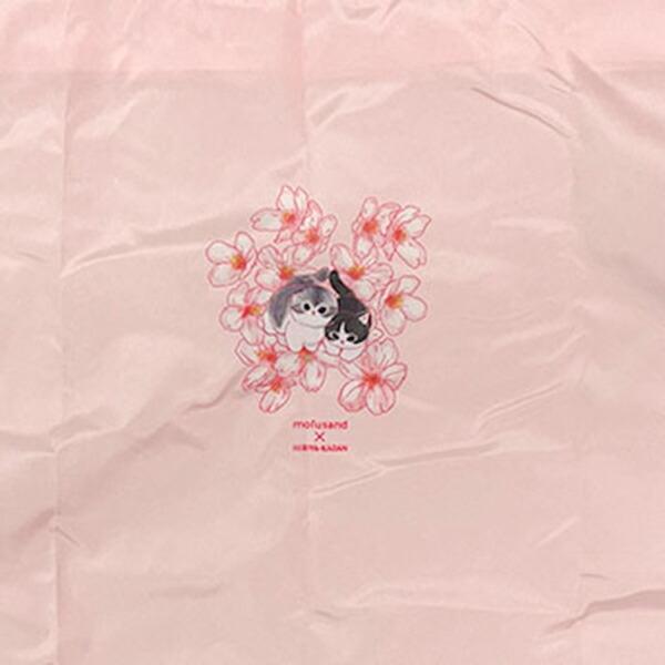 モフサンド × 日比谷花壇 エコバッグ Frilly ピンク mofusand 商品画像2：キャラグッズPERFECT WORLD TOKYO