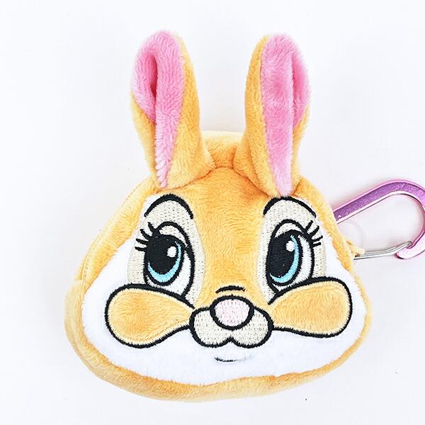 ディズニー ミスバニー カラビナ付きふわミニポーチ ベージュ Disney 商品画像2：キャラグッズPERFECT WORLD TOKYO