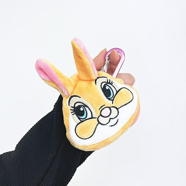 ディズニー ミスバニー カラビナ付きふわミニポーチ ベージュ Disney 商品画像5：キャラグッズPERFECT WORLD TOKYO