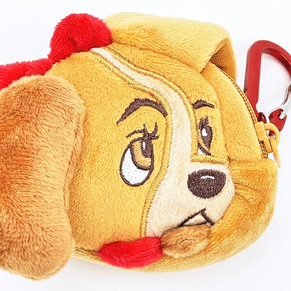 ディズニー ベビーレディ カラビナ付きふわミニポーチ ブラウン Disney 商品画像2：キャラグッズPERFECT WORLD TOKYO