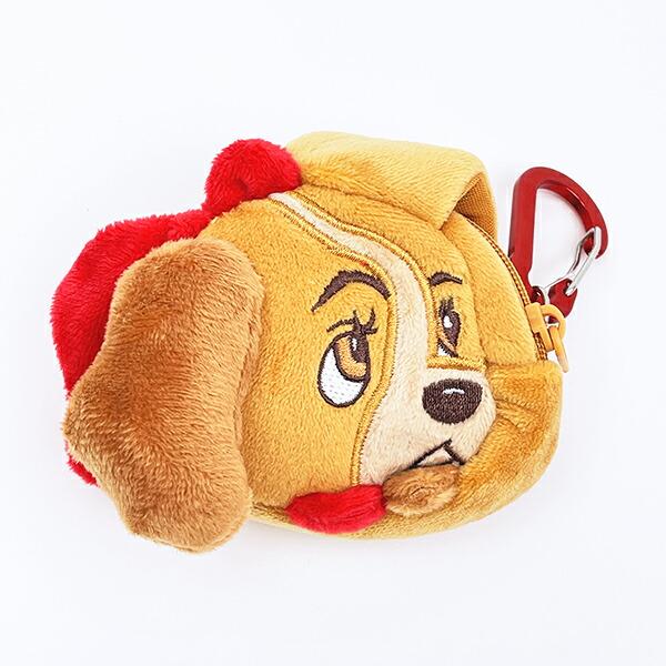 ディズニー ベビーレディ カラビナ付きふわミニポーチ ブラウン Disney