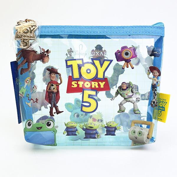 ディズニー トイストーリー5 クリアポーチ 3D Disney