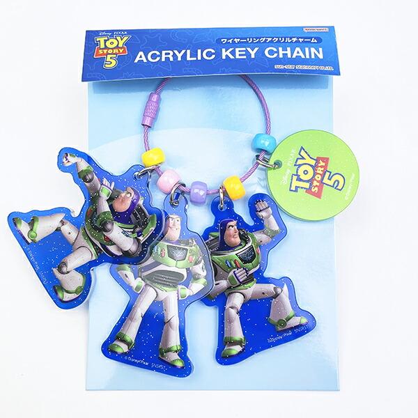 ディズニー トイストーリー5 バズ ワイヤーリングアクリルチャーム キーホル･･･