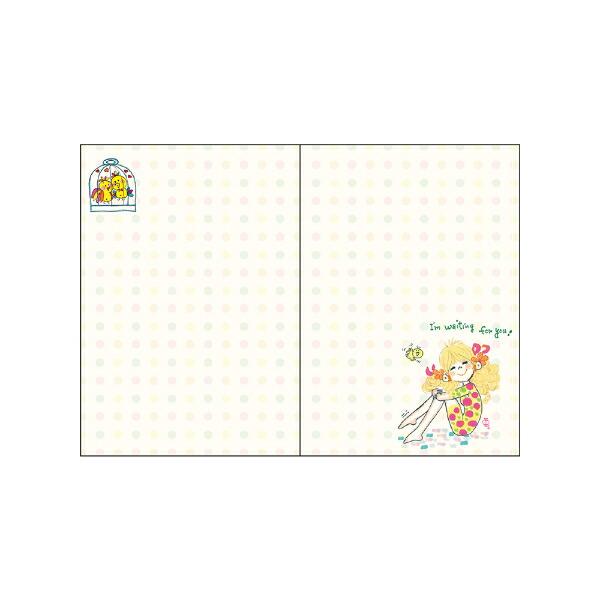 水森亜土 手帳月間(B6) (バイオレット) 日本製 商品画像3：キャラグッズPERFECT WORLD TOKYO
