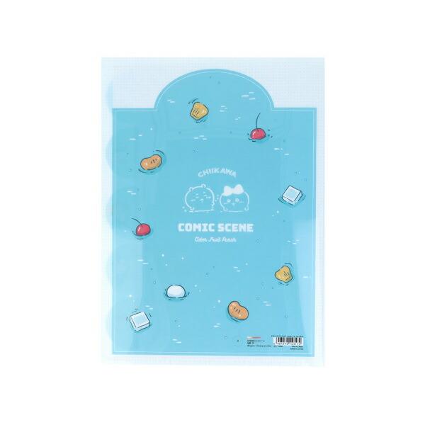 ちいかわ ダイカットクリアファイル フルーツポンチ 文具 日本製 商品画像2：キャラグッズPERFECT WORLD TOKYO
