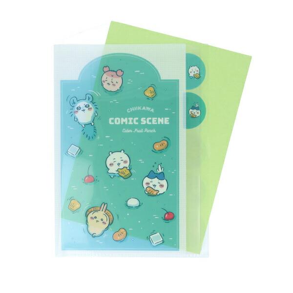 ちいかわ ダイカットクリアファイル フルーツポンチ 文具 日本製 商品画像3：キャラグッズPERFECT WORLD TOKYO