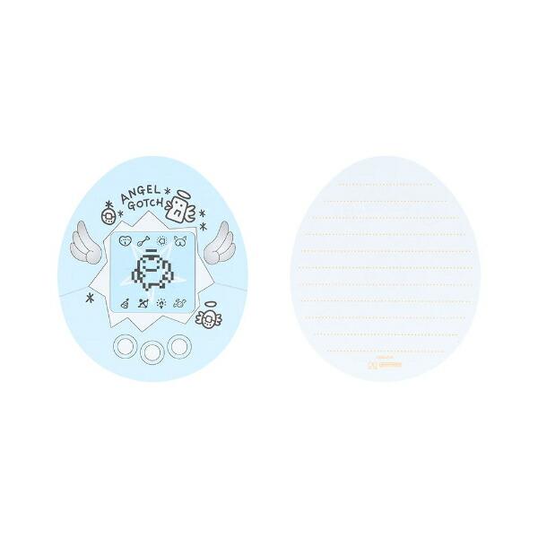 たまごっち ぎんじろてんし ダイカットミニレター （ブルー） 文具 日本製 商品画像4：キャラグッズPERFECT WORLD TOKYO