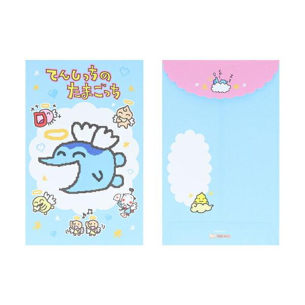 たまごっち ぎんじろてんし ダイカットミニレター （ブルー） 文具 日本製 商品画像5：キャラグッズPERFECT WORLD TOKYO