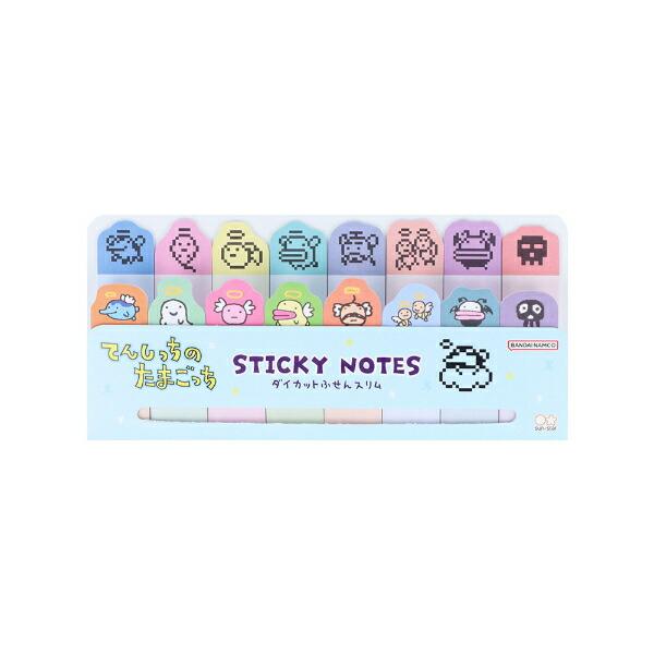たまごっち てんしっち ダイカット付箋スリム （ブルー） 文具 日本製