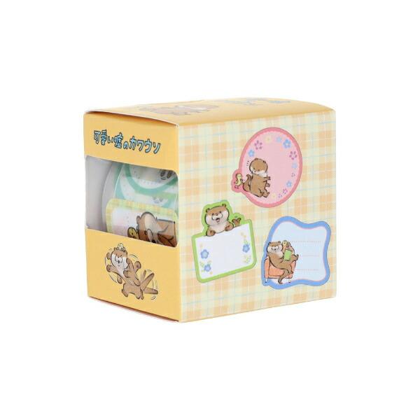 可愛い嘘のカワウソ ロールデコレーションシール ラベル 文具 商品画像2：キャラグッズPERFECT WORLD TOKYO