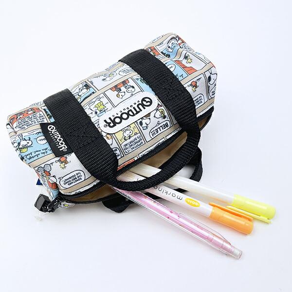 スヌーピー コミック ペンケース ボストン OUTDOOR PRODUCTS ポーチ SNOOPY 商品画像5：キャラグッズPERFECT WORLD TOKYO