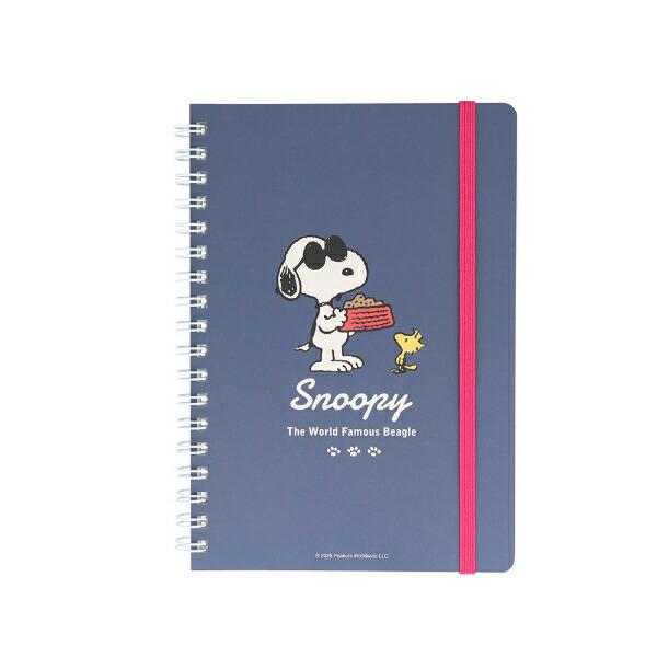 スヌーピー ジョー・クール ＷリングノートＢ6 NLC 日本製 文具 日本製 SNOOP･･･