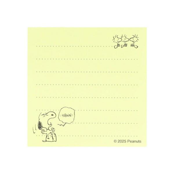 スヌーピー 付箋メモ5Ｃ NLC 文具 日本製 SNOOPY 商品画像6：キャラグッズPERFECT WORLD TOKYO