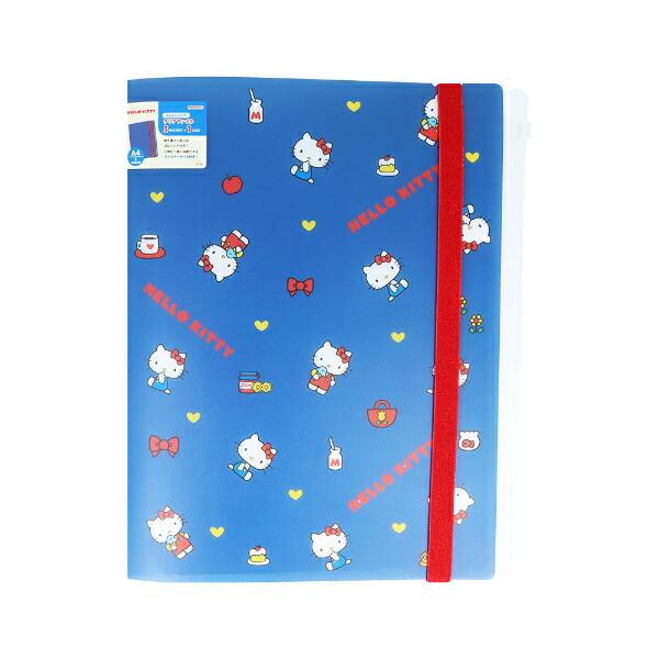 サンリオ ハローキティ ゴムバンド付クリアファイル5Ｐ＋Ｆ NLC 文具 Sanrio