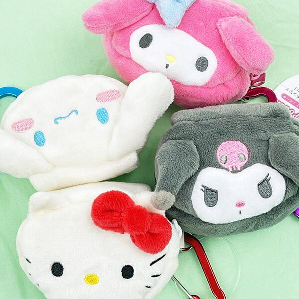 サンリオ ハローキティ カラビナ付ふわミニポーチ キーホルダー Sanrio 商品画像7：キャラグッズPERFECT WORLD TOKYO